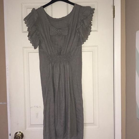 Linen summer dress. - Picture 2 of 2